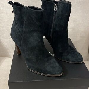Coach, black, Jemma Kid suede, booties, size 9.5
